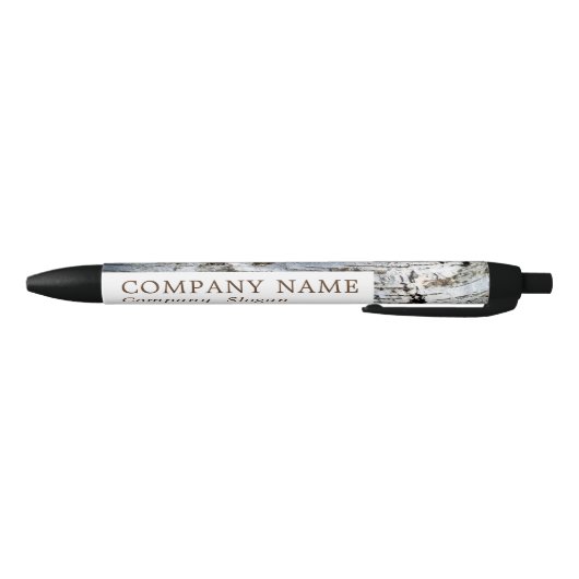White Birch Wood Company/Event Zwarte Inkt Pen (Bodem)