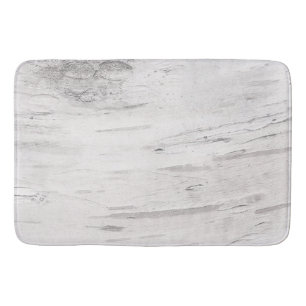 White Birch Wood Rustic Country Farmhouse Barn Badmat