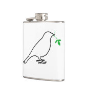 White Bird and Twig Kitchen Flask Heupfles (Links)