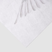 White Bird Cherry Blossom Whimsical Waterverf Tissuepapier (Detail)