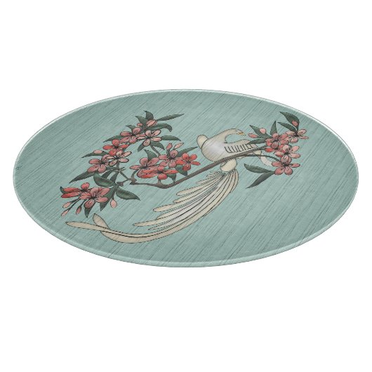 White Bird - Kersenbloesem Charcuterie Board Snijplank (Hoek)