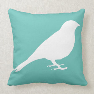 White Bird Pillow Kussen