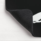 White Bird Silhouette Mousepad Muismat (Hoek)