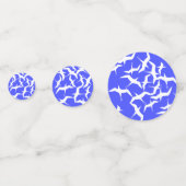White Birds Blue Background Zee Theme Confetti (Voorkanten)