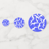 White Birds Blue Background Zee Theme Confetti (Achterkanten)