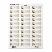 White Birds Return Address Label (Full Sheet)