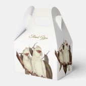 White Birds Wedding Favor Box Bedankdoosjes (Achterkant)