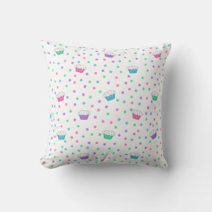 White Birthday Celebration Pillow Kussen