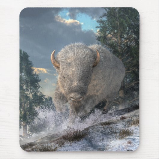 White Bison Muismat (Voorkant)