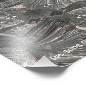 White Black Abstract Tribal Mask 1 Foto Afdruk (Hoek)