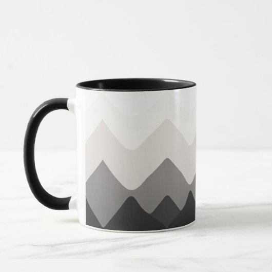 White Black and Gray mug Mok (Links)