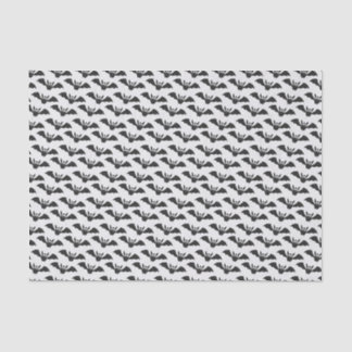 White Black Bat Halloween-weefselpapier Tissuepapier