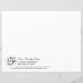 White Black Border Script Logo Beauty Consulting (Achterkant)