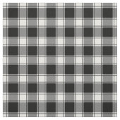 White & Black Buffalo Plaid Stof (Swatch)