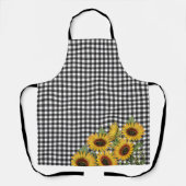 White Black Buffalo Plays Yellow Sunflower Schort (Voorkant)