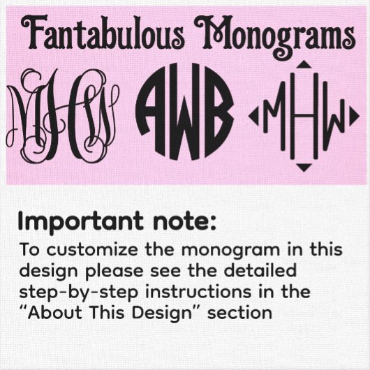 White Black Circle Monogram Font DIY BG Golfballen