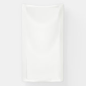 White Black Classic Minimalist Event Welcome  Spandoek (Verticaal)