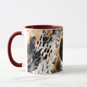 White Black Cream Leopard Animal Birthday Mok (Links)