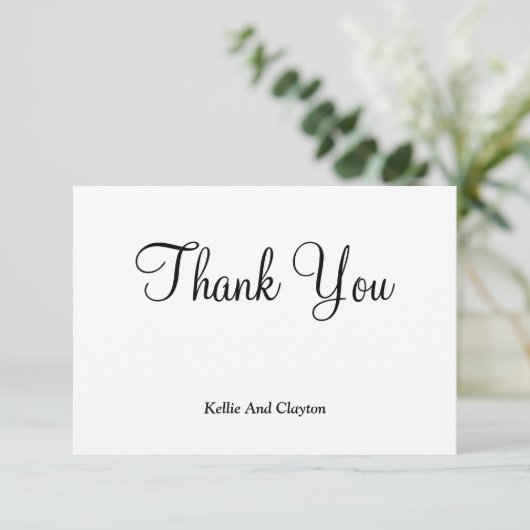 White/Black-dank-kaarten (Staand voorkant)