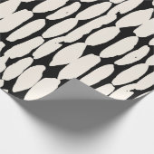 White black dot pattern. shibori circle seamless.  cadeaupapier (Hoek)
