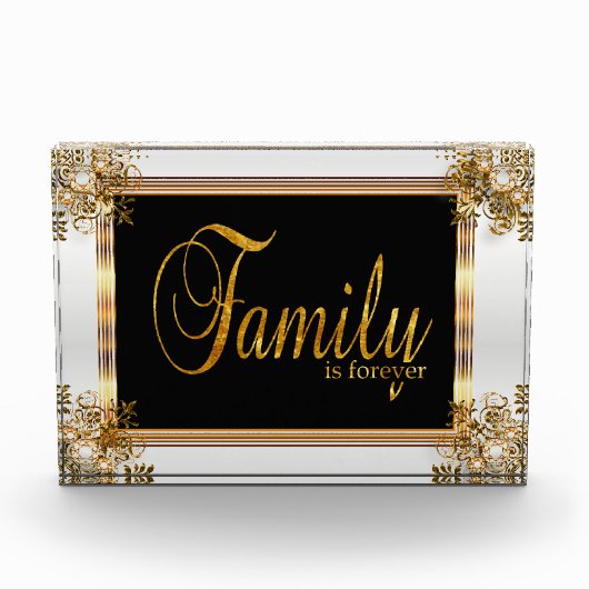 White, Black Gold  - De familie is altijd oud Fotoblokken (Voorkant)