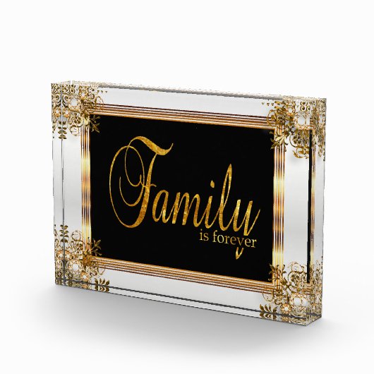 White, Black Gold  - De familie is altijd oud Fotoblokken (Rechts)