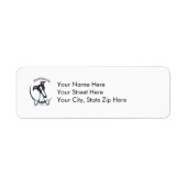 White Black Greyhound IAAM Etiket (Voorkant)