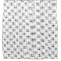 White/Black Polka Dots Shower Curtain