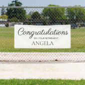 White Black Retirement Congratulations Spandoek (Insitu)