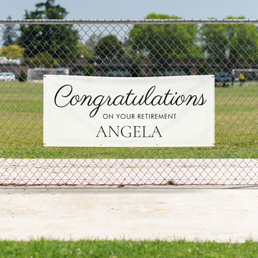 White Black Retirement Congratulations Spandoek (Insitu)