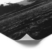 White & Black Script Photo Wedding Seining Chart Poster (Hoek)