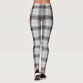 White Black Tan Tartan Pset Leggings (Achterkant)