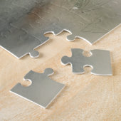 White Black Wild Horses Waterverf Legpuzzel (Zijkant)