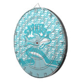 WHITE/ BLANCO TIBURON/SHARK BY MASANSER DARTBORD (Voorkant Rechts)