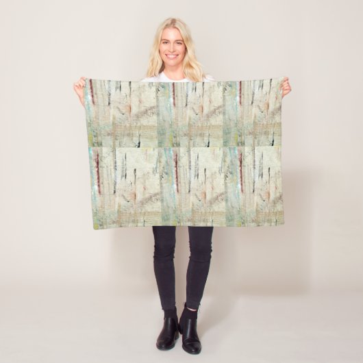 White  Blanket Fleece Deken (In situ)