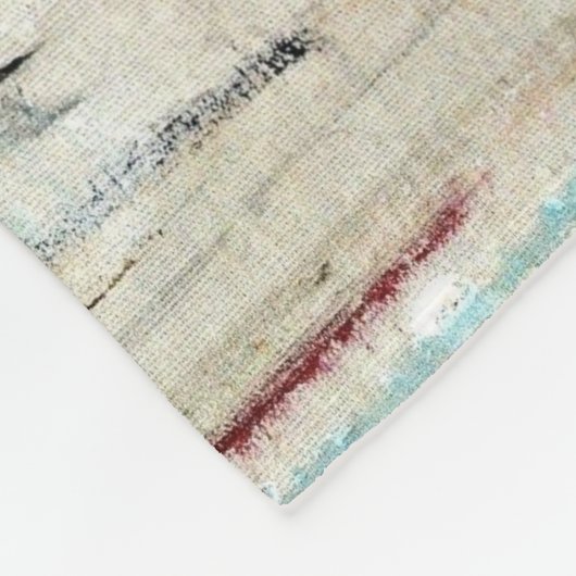 White  Blanket Fleece Deken (Hoek)