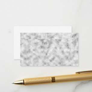 White Blauwgroen marmer Classic Elegant Beauty Gli Informatiekaartje