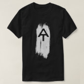 White Blaze Appalachian Trail AT Minimalistisch Wa T-shirt (Design voorkant)