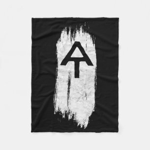 White Blaze Appalachian Trail bij Minimalistisch W Fleece Deken
