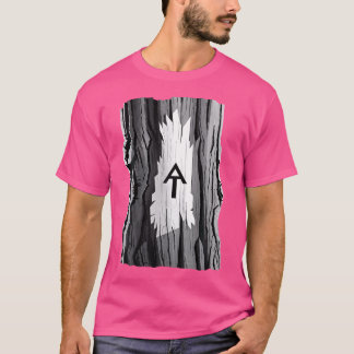 White Blaze Appalachian Trail Minimalist Hiking Gr T-shirt