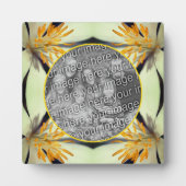 White Bloodroot Flower Creëer Uw eigen foto Fotoplaat (Voorkant)