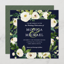 White Bloom | Botanische bruiloft met blauwe Flora