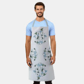 White Bloom of Desire All-Over Print Schort (Gedragen)