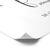 White Bloom | Ventilatorbordje voor het bloeden Poster (Hoek)