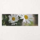 White Blooming Daisies Yogamat (Voorkant (horizontaal))