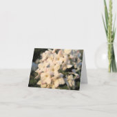 White Blooms Note Kaart (Voorkant)
