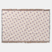 White Blossom Blanket Cherry Blossom Throw Blanket Deken (Voorkant)