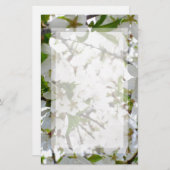 White Blossom Briefpapier (Voorkant / Achterkant)