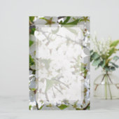 White Blossom Briefpapier (Staand voorkant)