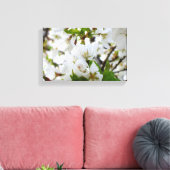 White Blossom Canvas Afdruk (Insitu (Woonkamer))